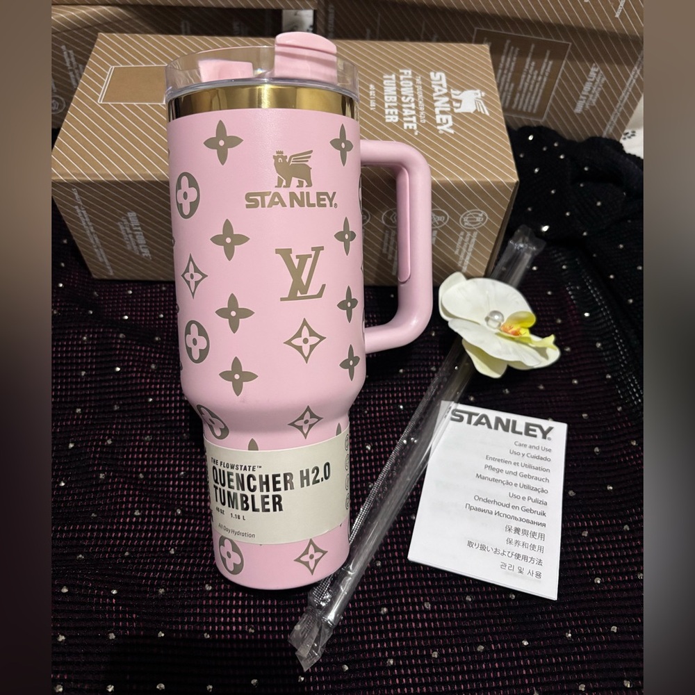 Stanley Pink Floral Quencher Tumbler